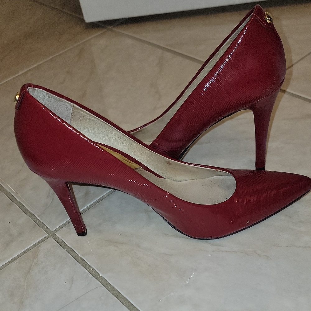 MICHAEL Michael Kors Luxurious Red Stiletto Heels